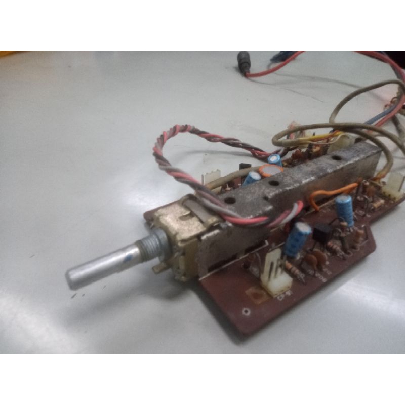 seletor de am fm deck aux toca-discos Sanyo GXT-150 1986 chicote inteiro + placa Mosca branca