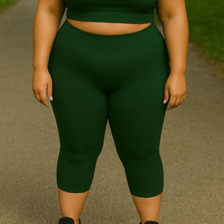 CALÇA FEMININA CAPRI CORSARIO PLUS SIZE DO P AO G4 em Oferta na Shopee