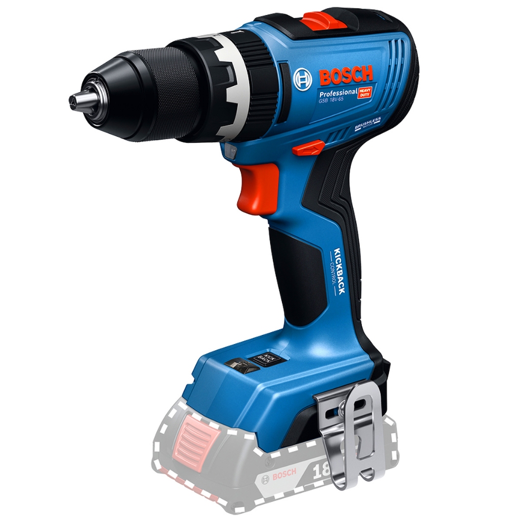 Furadeira de Impacto GSB 18V-65 Bosch 18V Brushless Solo em Oferta na Shopee