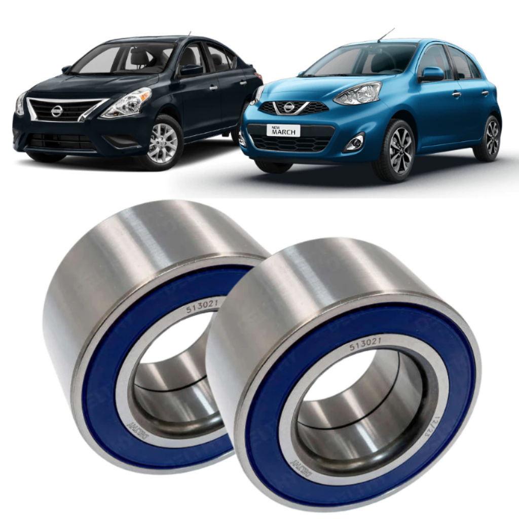 Par De Rolamento De Roda Dianteira Nissan Versa March 1.6 16V 2011 A 2016 S/ Abs em Oferta na Shopee