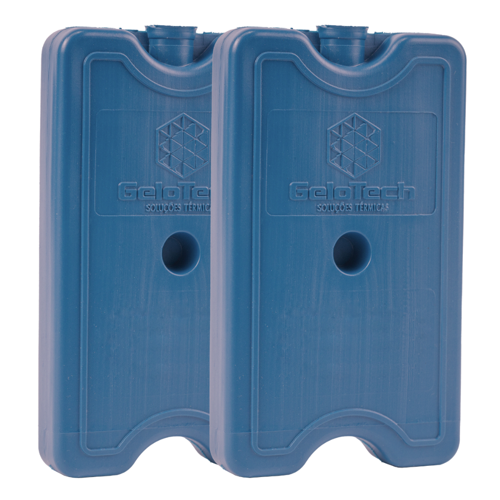 Kit 2 Placa Gelo Gel Artificial Reutilizável Rígido 400ml Gelotech Transporte Alimentos Bebidas em Oferta na Shopee