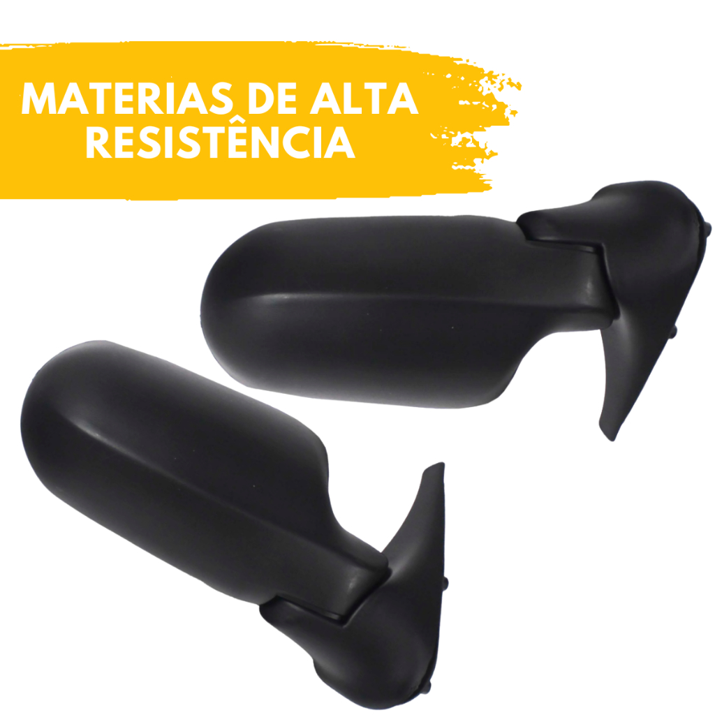 Par Retrovisor Fiat Uno 2 Portas 2001 2002 2003 2004 2005 2006 2007 2008 2009 2010 Sem Controle · foto 2