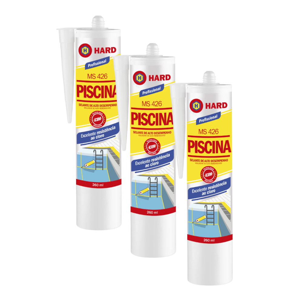 Kit 3 Selante De Piscina Ms 426 Hard