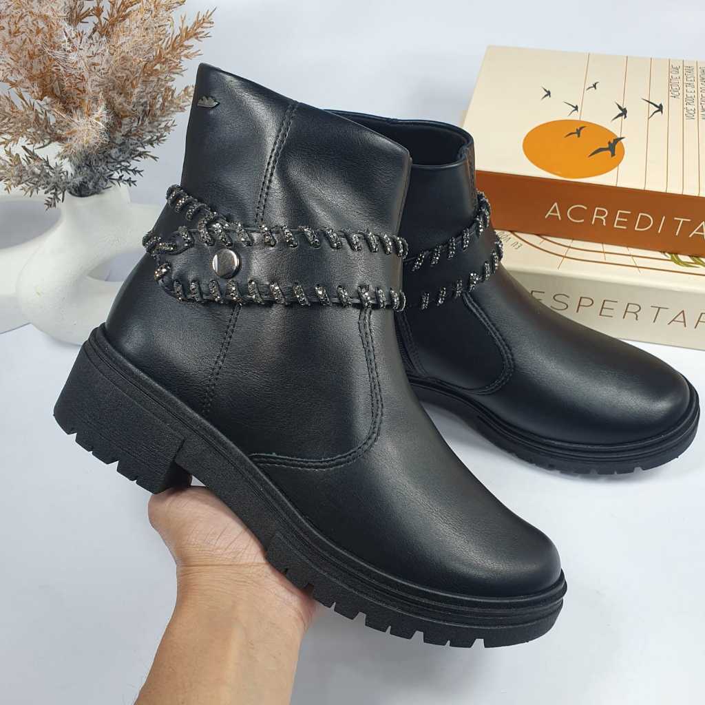 Bota Coturno Feminino Dakota DA901 Cano Curto em Oferta na Shopee