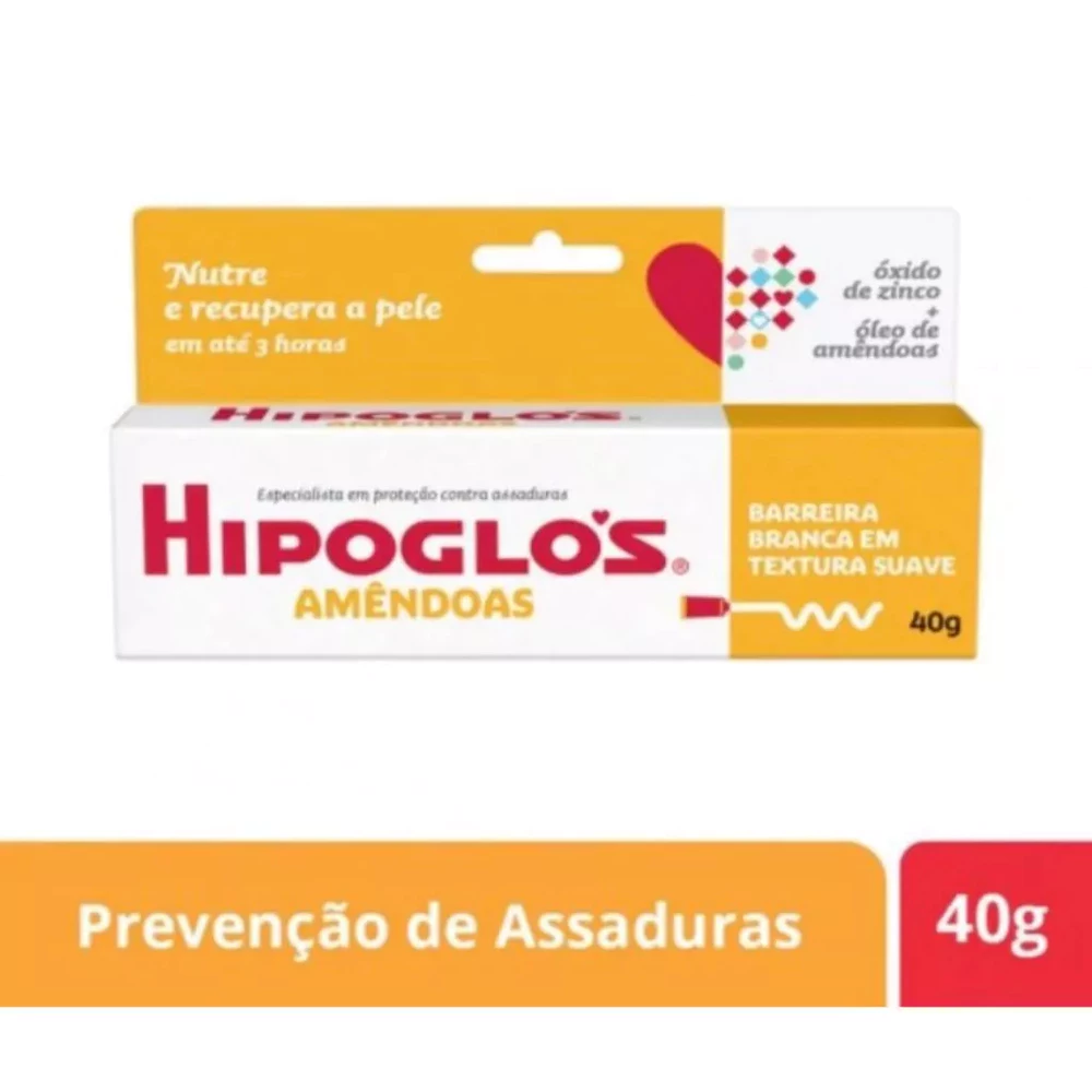 Creme Preventivo Contra Assaduras Hipoglós Amêndoas 40g