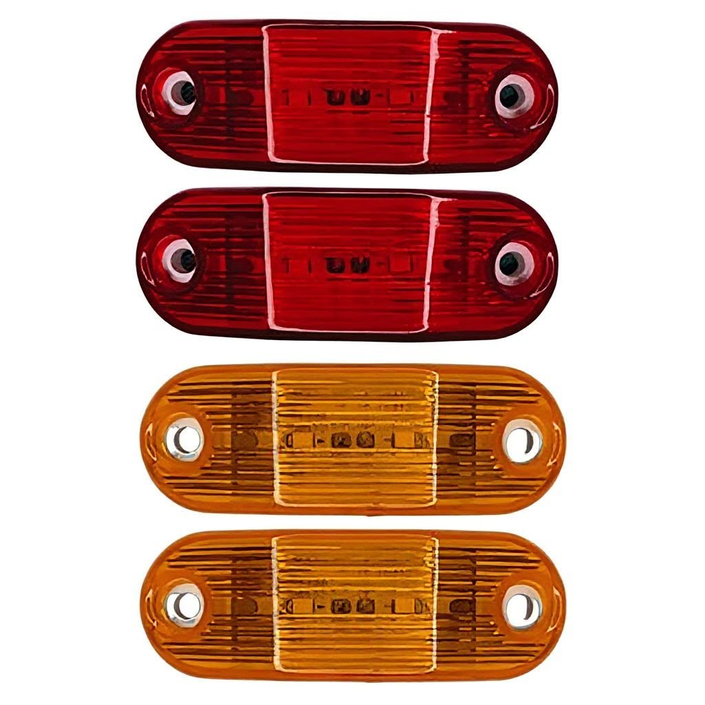 4 Lanternas Led Vigia Delimitadora Teto Onibus Bau Caminhao Van Escolar Motorhome Trailer Bivolt em Oferta na Shopee