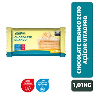 "Chocolate Branco Zero Açúcar: 93% OFF! 🍫"