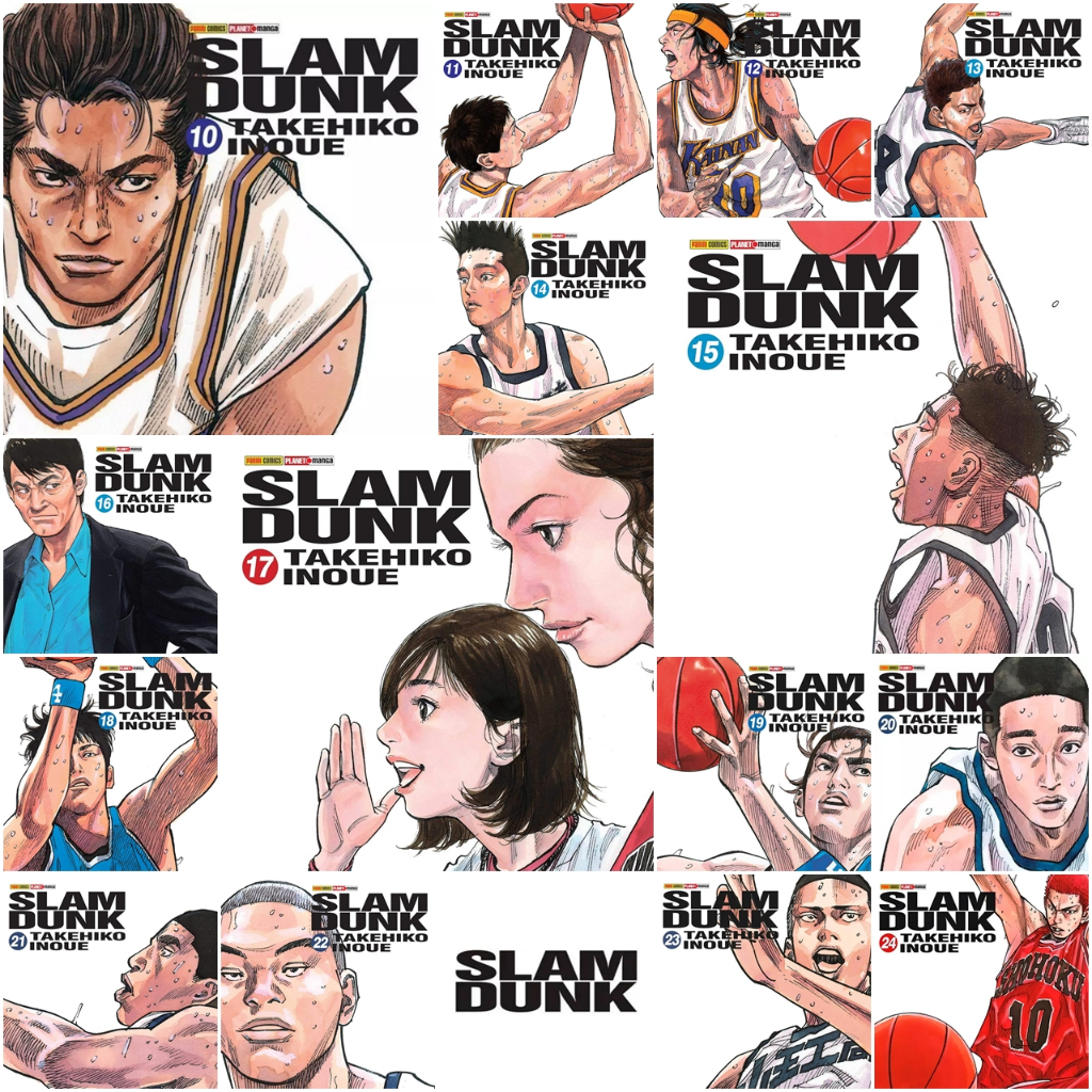 Slam Dunk Mangá Avulso Novo, Lacrado - Takehiko Inoue - Vol. 10, 11, 12, 13, 14, 15, 16, 17, 18, 19, 20, 21, 22, 23, 24