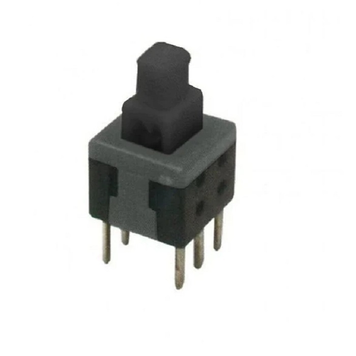 10-Chave Push Button Tecla,8,5x8,5mm Interruptor Botão com trava Kit 10 Peças