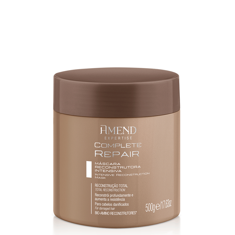 MÁSCARA RECONSTRUTORA AMEND COMPLETE REPAIR 500G em Oferta na Shopee