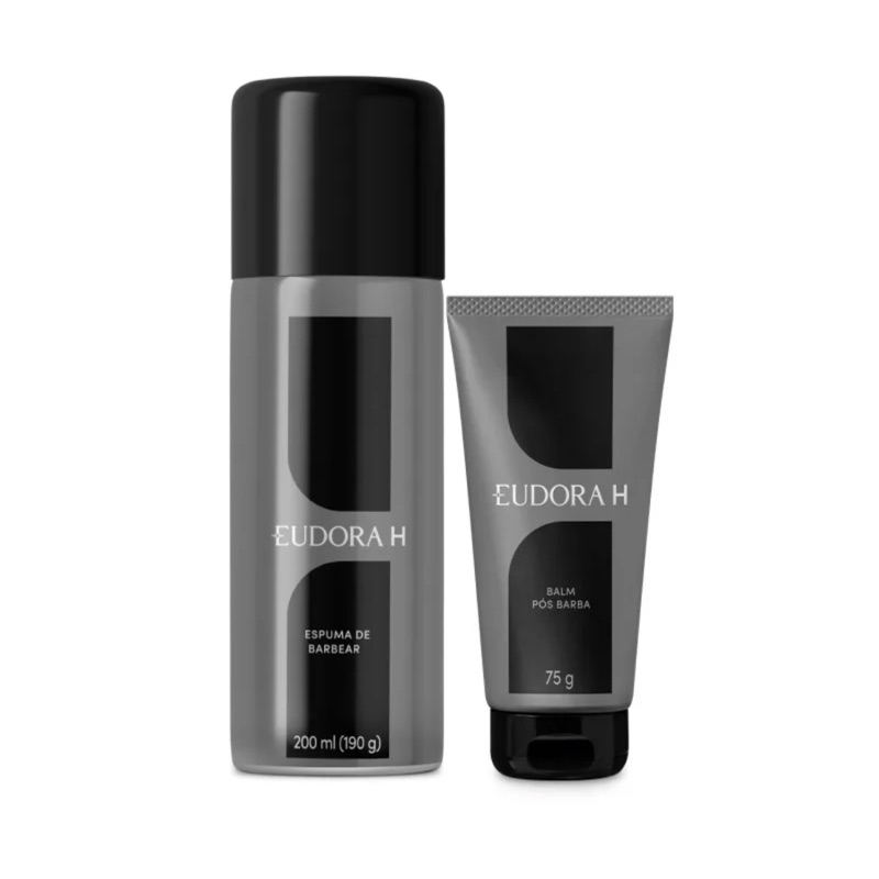 Combo Eudora H: Espuma de Barbear 200ml + Balm Pós-Barba 75g