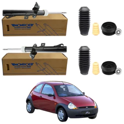 PAR AMORTECEDOR DIANTEIRO FORD KA 1997 A 2007 MONROE + KIT