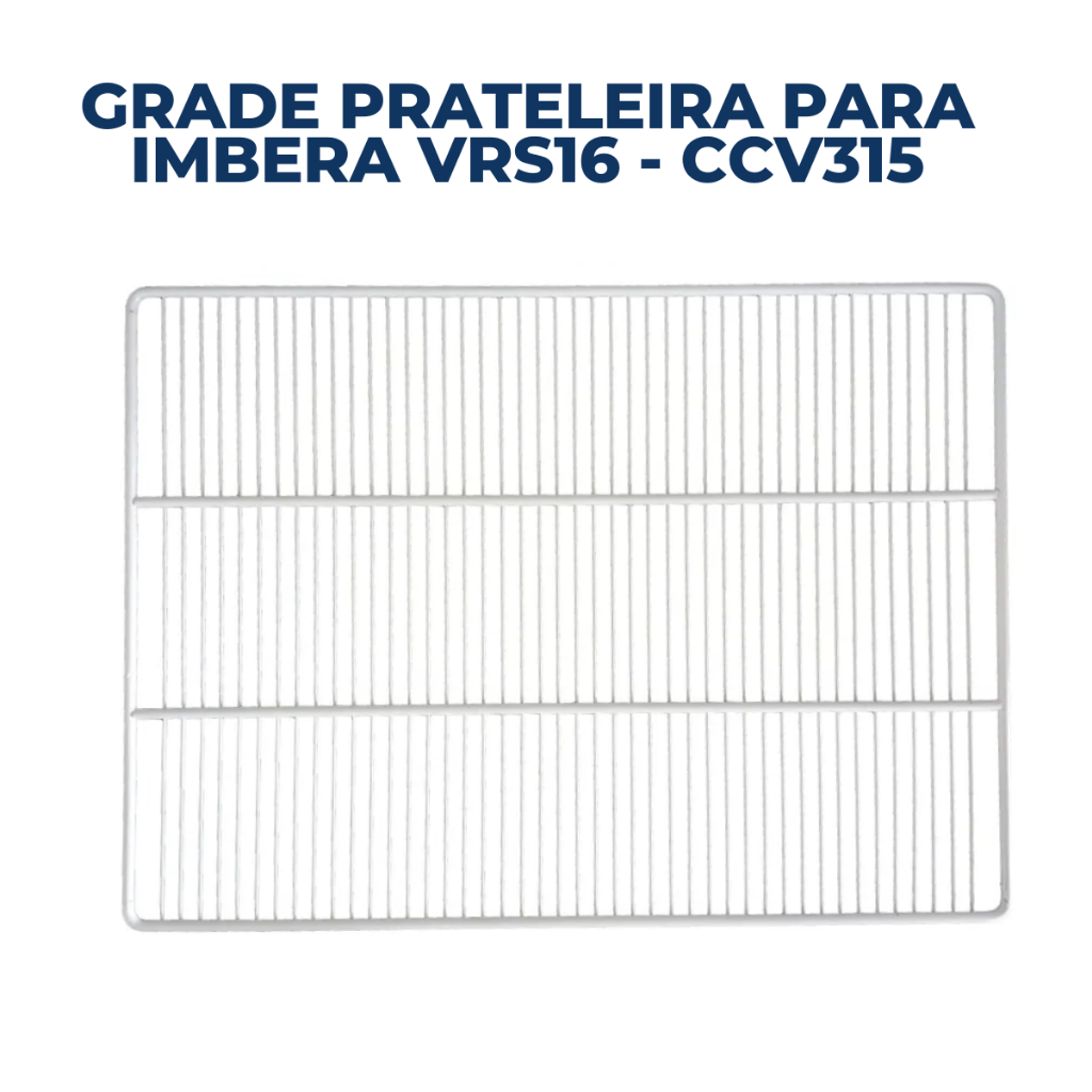 GRADE PRATELEIRA IMBERA VRS16 + 4 suportes em Oferta na Shopee