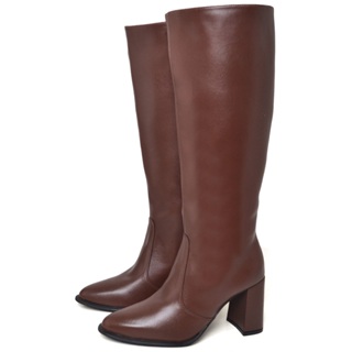 Bota Cano Longo Feminina Salto Alto Marrom Original Dubuy Serena 1716DB em Oferta na Shopee