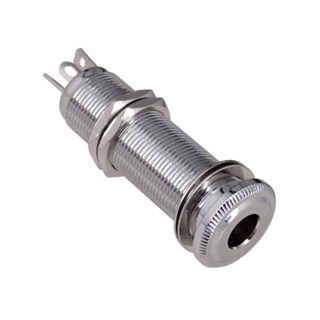 Jack P10 Stereo Cilindrico Guitarra Baixo Cromado em Oferta na Shopee