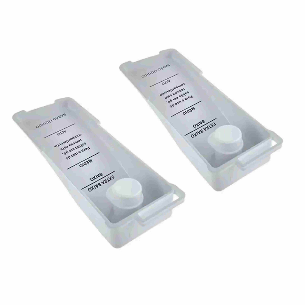 KIT 2 Dispenser Sabão Líquido Lava E Seca Electrolux - LSW12 / LTD09 / LDD16 / LTD13 / LTD15 / LTM15