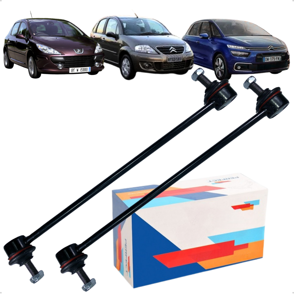 Par Bieleta Suspensão Dianteira C3 C4 Pallas 307 3008 408 em Oferta na Shopee