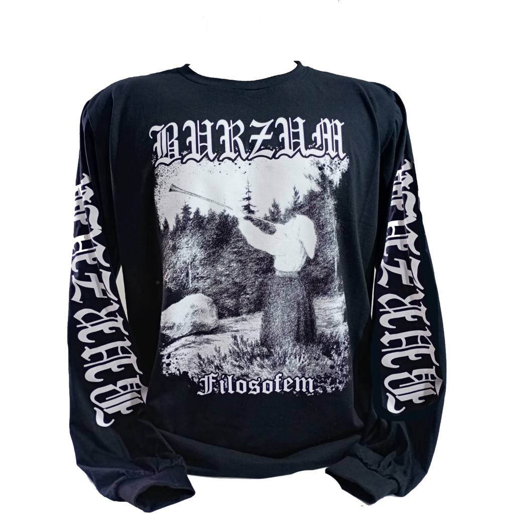 Camiseta Burzum Filosofem Manga Longa black metal Camiseta Filosofem