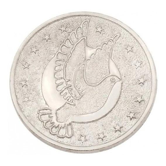 Ficha Pomba No Cash Value - Para Maquinas Vending Machine. 100 peças.