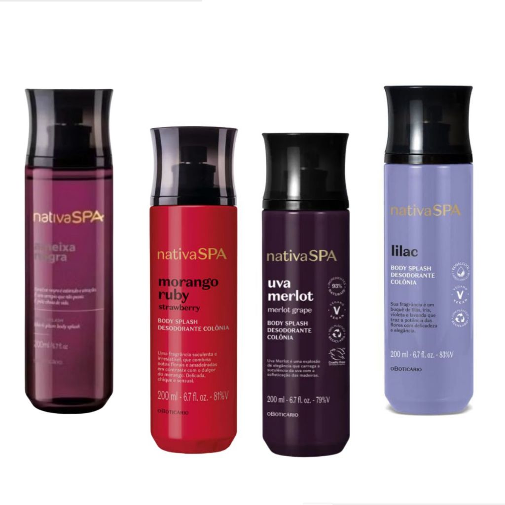 Body Splash Desodorante Colônia Nativa SPA Oboticário