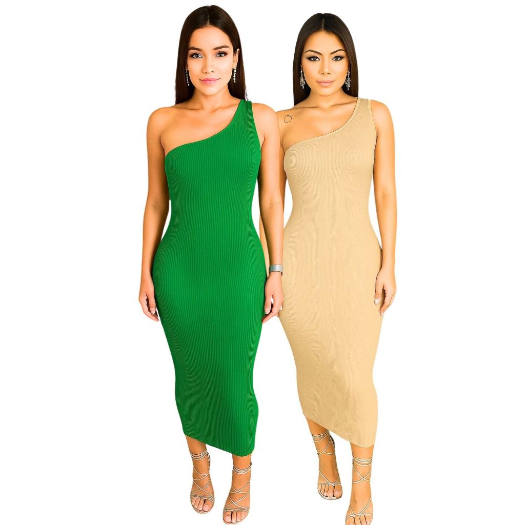 Kit 2 Vestido Feminino Midi Mula Manca Conforto e Estilo em Oferta na Shopee