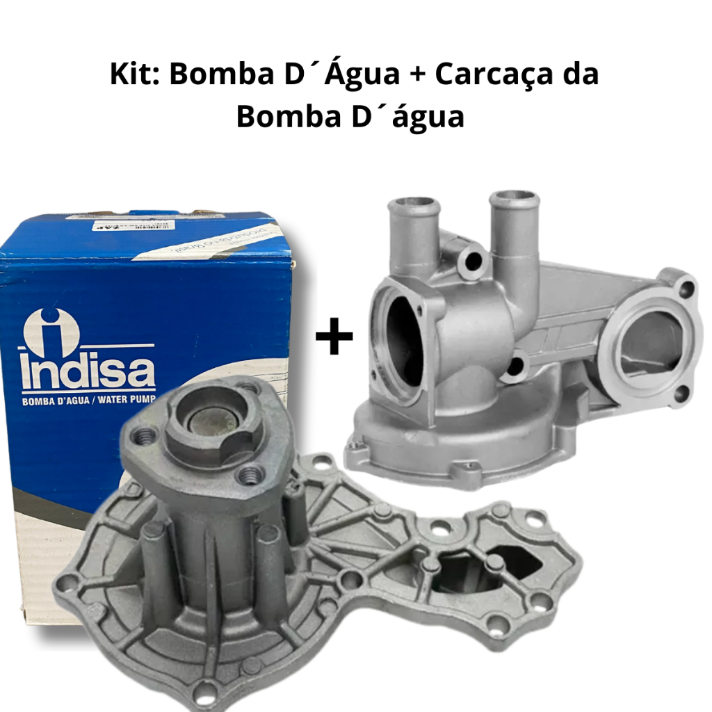 Kit Carcaça e Bomba D'Água Para Veículos Ford: Escort Verona Versailles 1.8/2.0 e Vw Volkswagen: Apolo Gol Golf Logus Pa em Oferta na Shopee