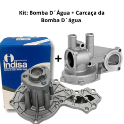 Kit Carcaça e Bomba D'Água Para Veículos Ford: Escort Verona Versailles 1.8/2.0 e Vw Volkswagen: Apolo Gol Golf Logus Pa