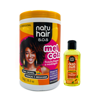 Kit Mel Cola SOS 1 kg + Óleo Multifuncional Maracujá 60ml em Oferta na Shopee