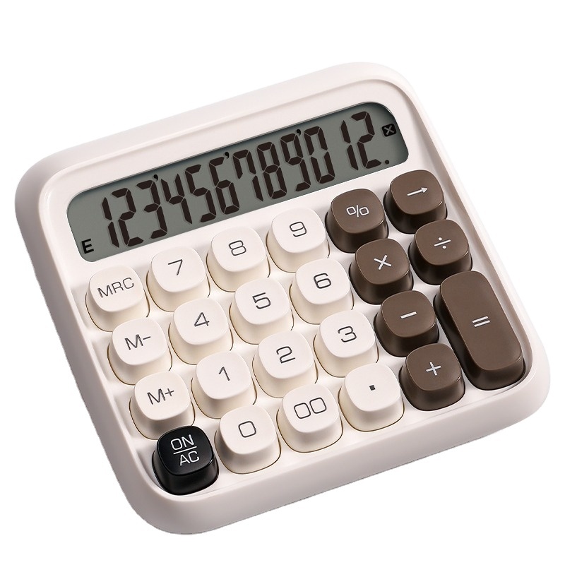 Calculadora Deli TE36 12 Dígitos com Teclado de Computador