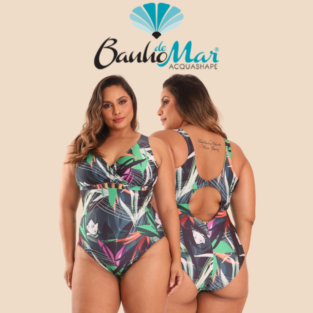 Maio Banho de Mar Plus Size Forte Compressao Ref: 617560