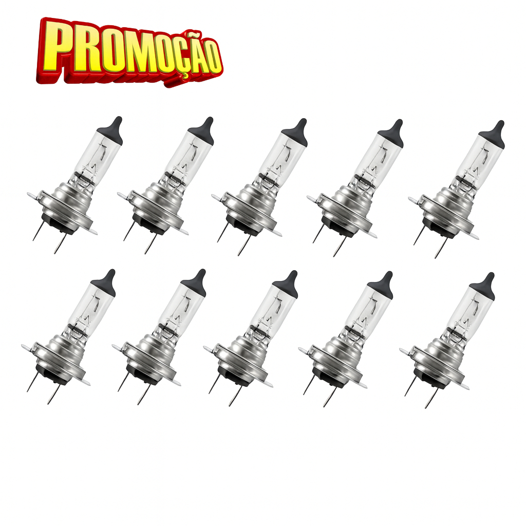 Kit Lampada H7 Halógena 4300K 12V 55W Envio Rapido 2/4/10 em Oferta na Shopee