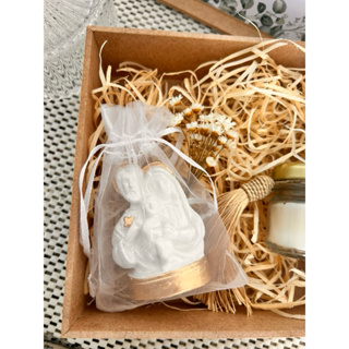 Kit Sagrada Familia Lembrança de Casamento Decorada 7cm em Oferta na Shopee