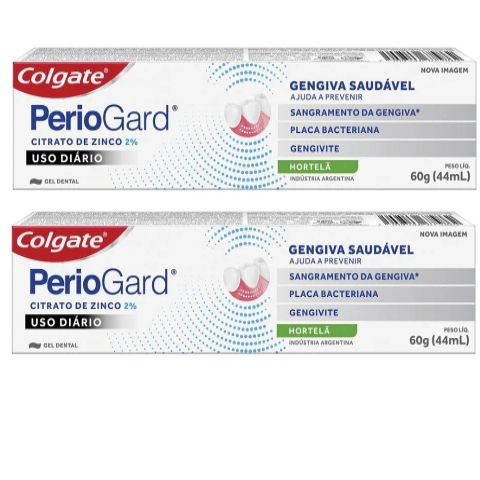 Kit 02 Gel Dental Colgate PerioGard Gengiva Saudável 60g cada