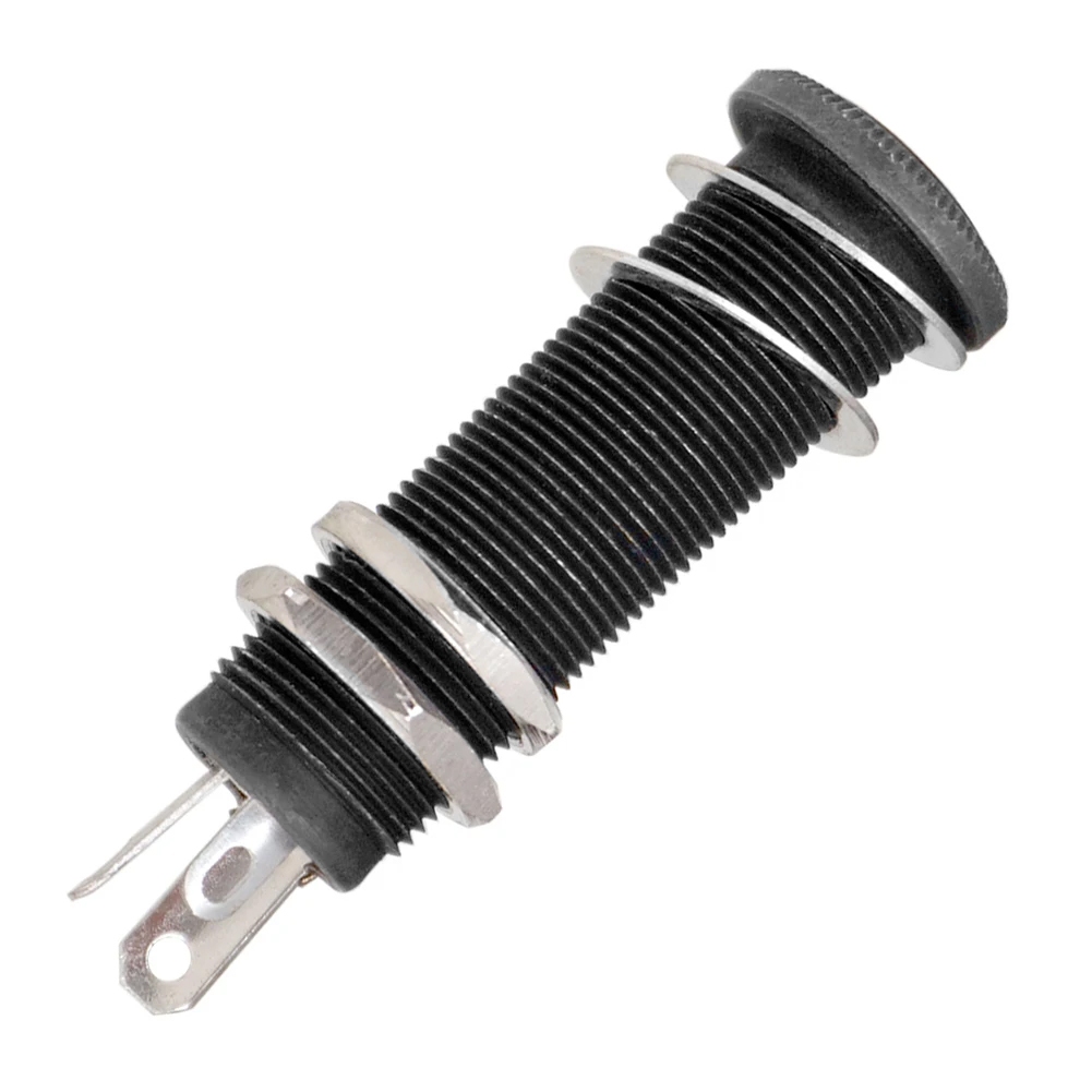 Jack P10 Stereo Black Preto Cilindrico Guitarra Baixo — R$ 30,63 em Shopee