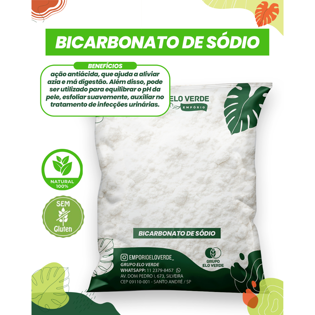 BICARBONATO DE SODIO EM PÓ