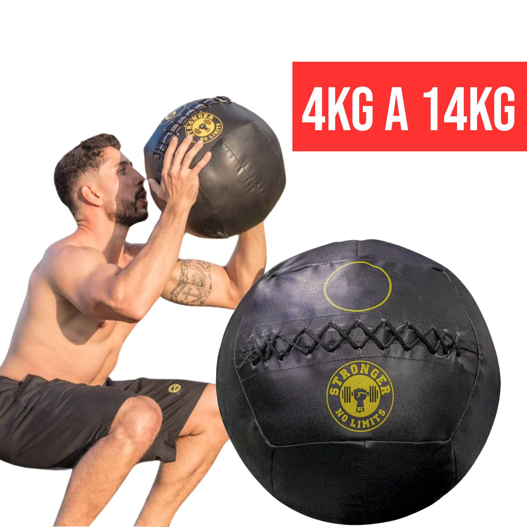 Wall Ball Crossfit Funcional Medicine Ball Treino de Crossfit, Academia, Exercícios, Ginastica..