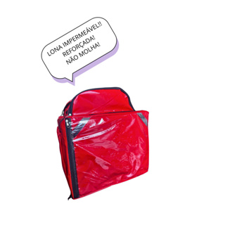 Mochila bag só a capa lona impermeavel motoboy delivery sem isopor em Oferta na Shopee