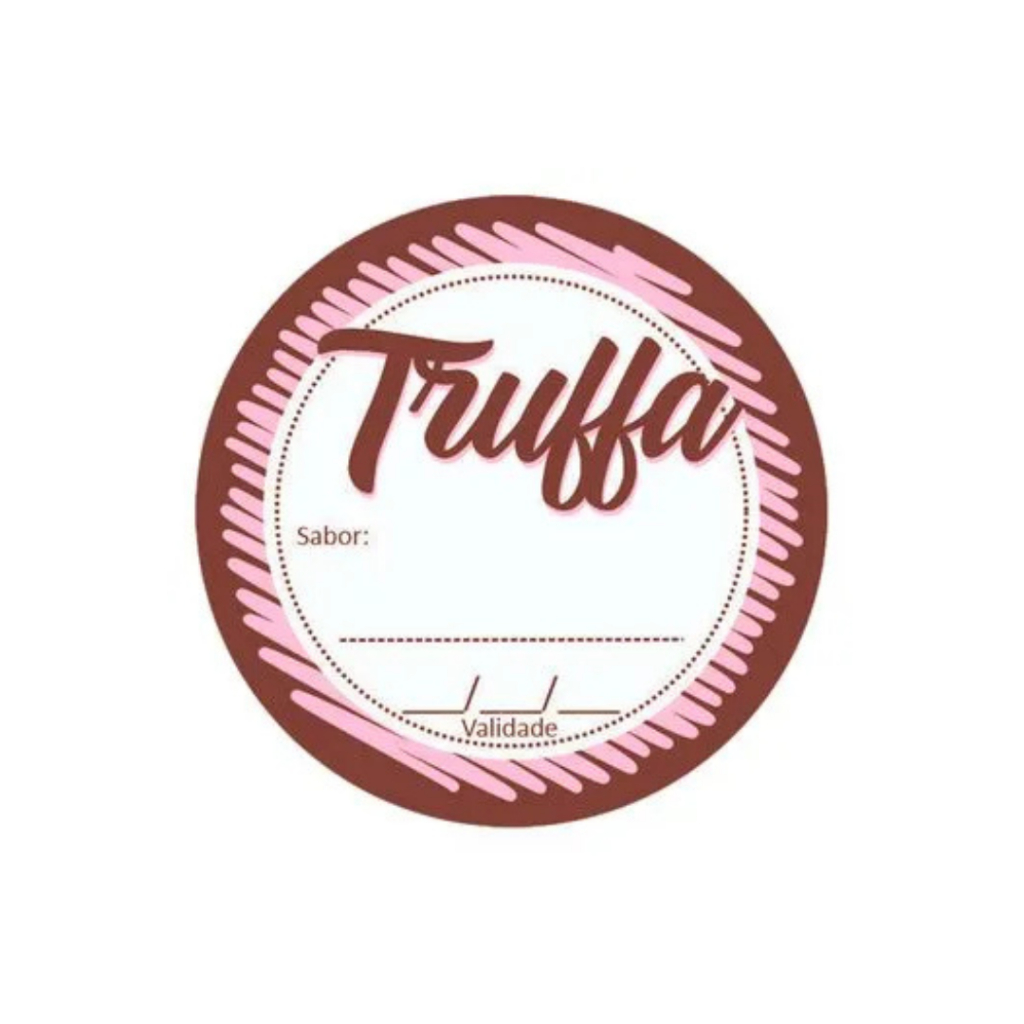 Kit  60-120-180-240-300-600 Etiquetas Adesivas para Trufa No Atacado
