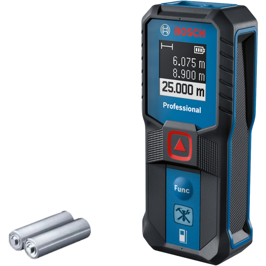 Trena Medidor De Distância A Laser Glm 25-23 25 Metros Bosch