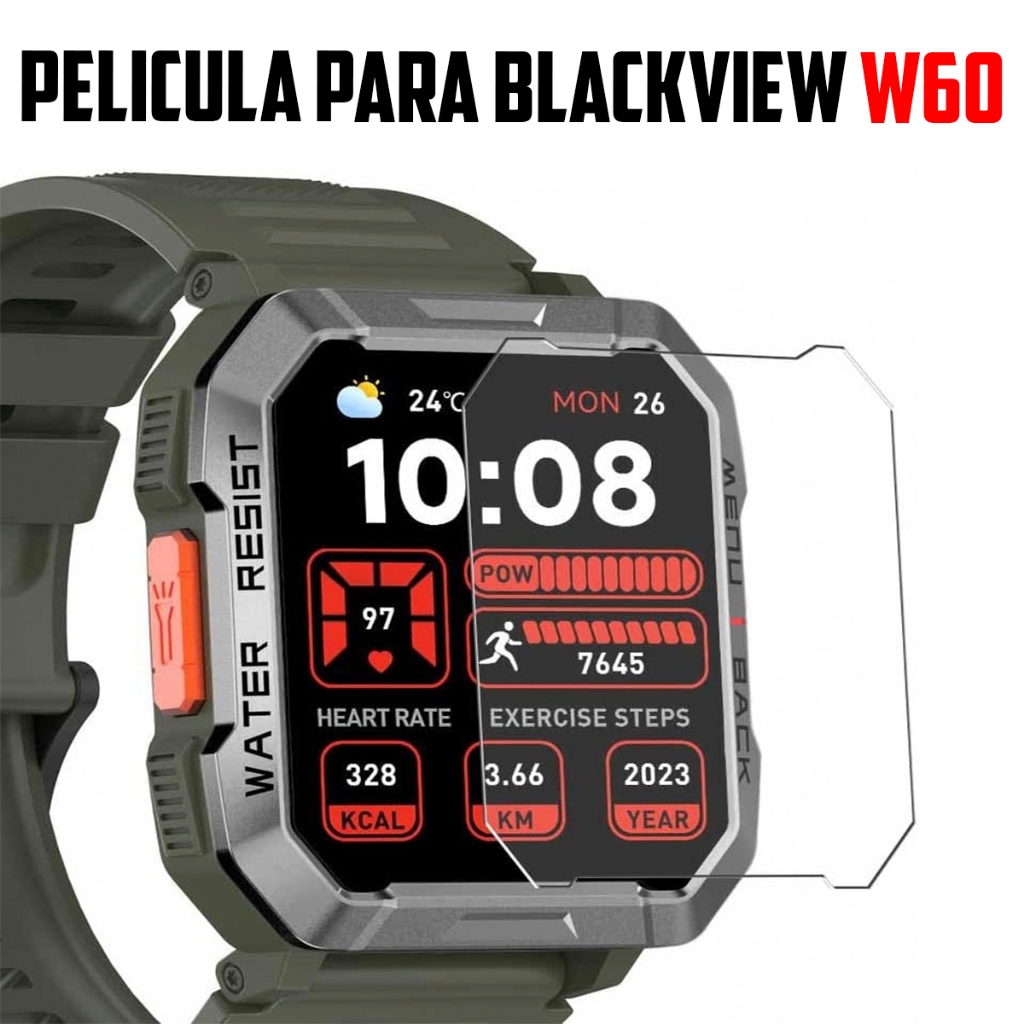 Pelicula de Hidrogel para Smartwatch BLACKVIEW W60 gel Super Resistente promocao