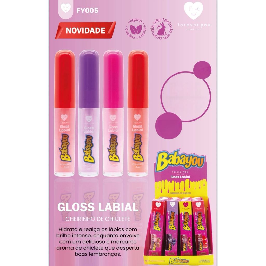 Lip Gloss Babayou 4ml forever you