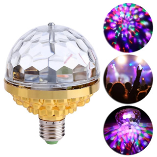 Lâmpada Bola Giratória RGB Luz De LED Estágio Para Disco Club em Oferta na Shopee
