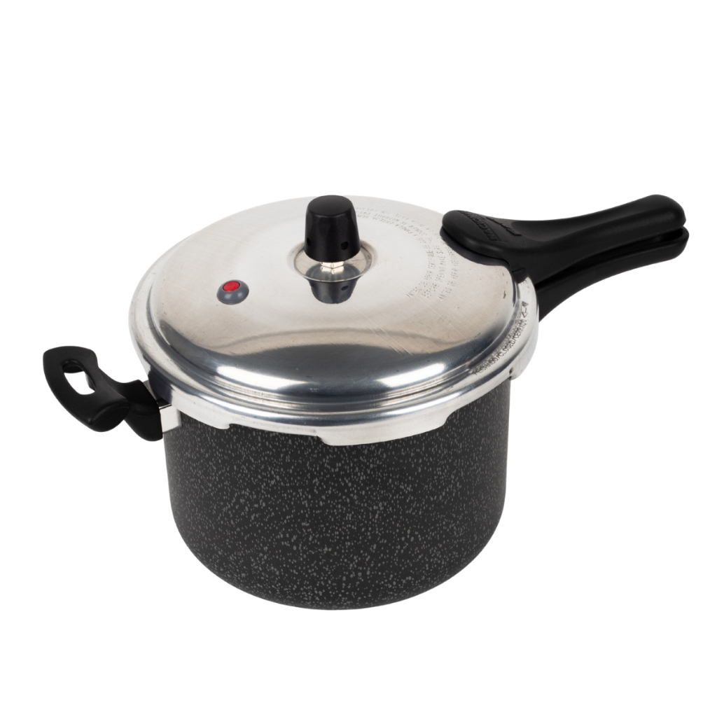 Panela De Pressão Fechamento Externo 4,5L Preto Nacional em Oferta na Shopee