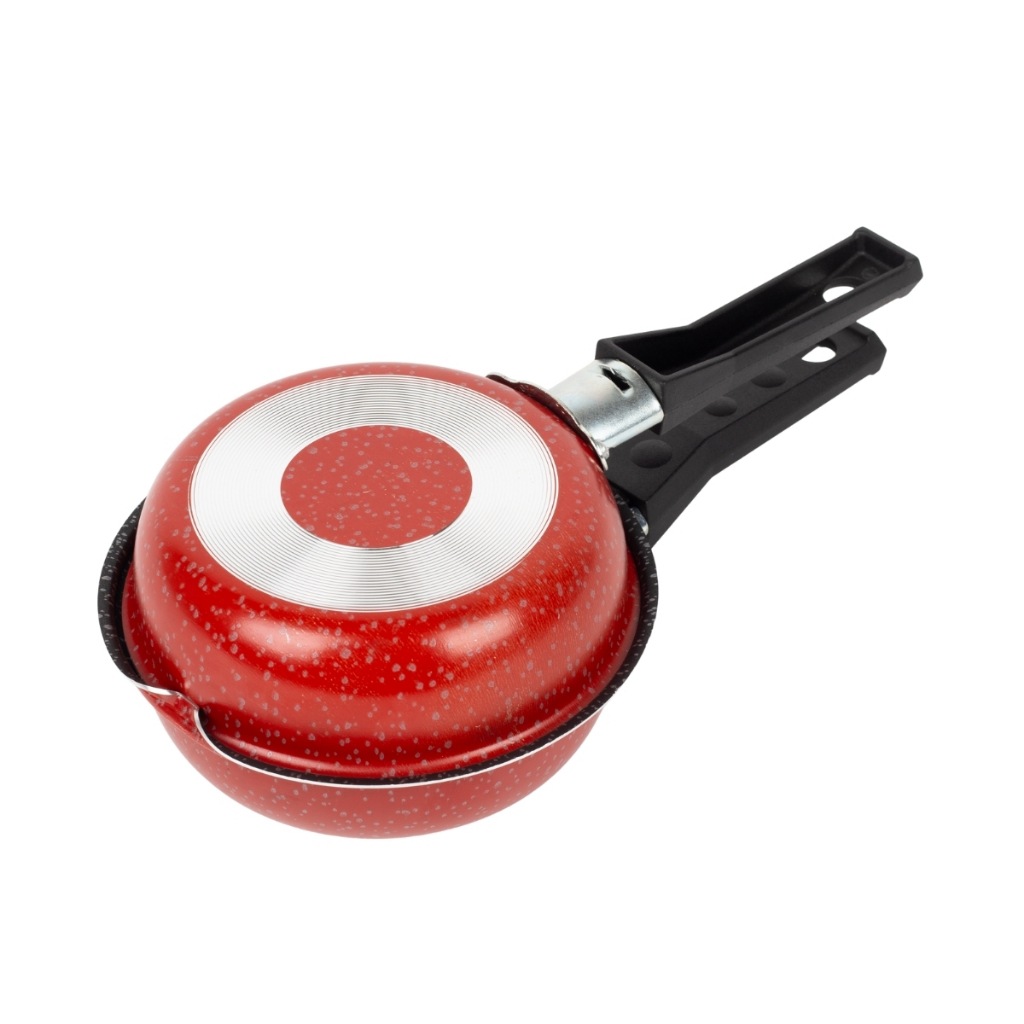 Frigideira Hamburgueira Dupla Antiaderente 14Cm Vermelho Nacional em Oferta na Shopee