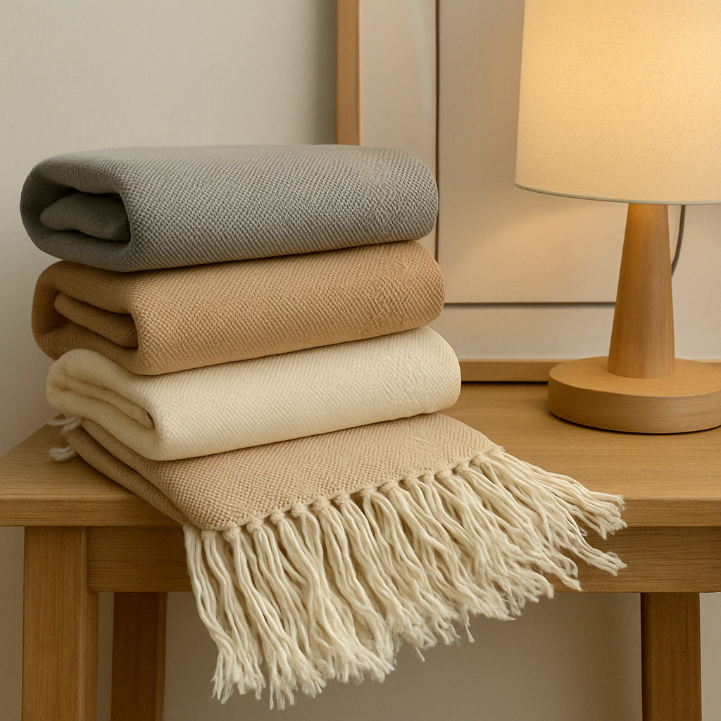 Manta Grande Decorativa Boho – Algodão Rústico com Franjas, Charme e Conforto para Sofá 2,40X2,20