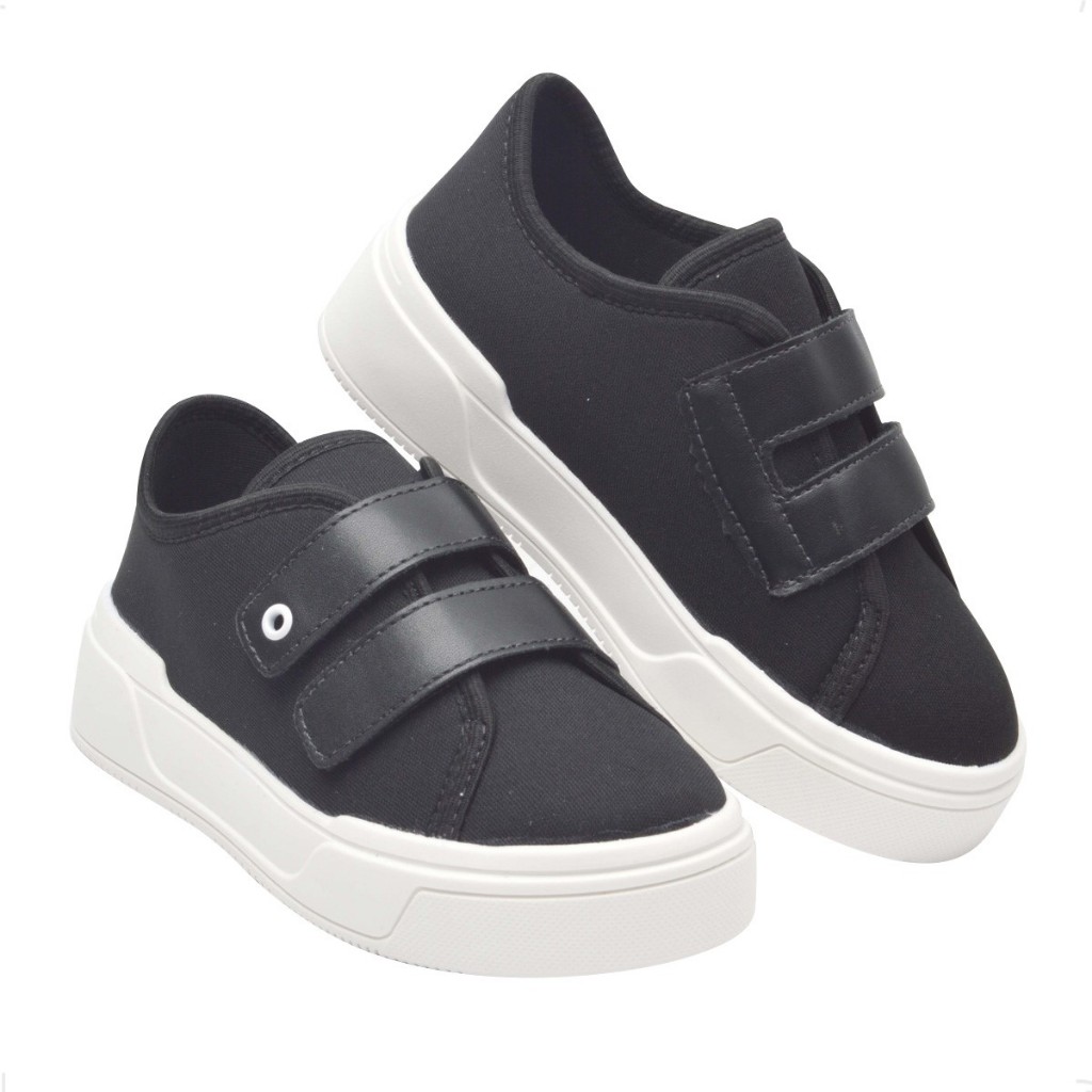 Tênis Casual Masculino Velcro Confortável Leve Unissex Dia a Dia Volta as Aulas Promoção em Oferta na Shopee