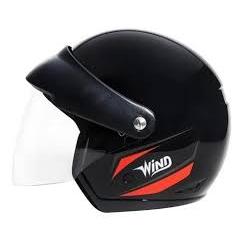 CAPACETE ABERTO TAURUS WIND VISOR  PRETO BRILHANTE-58