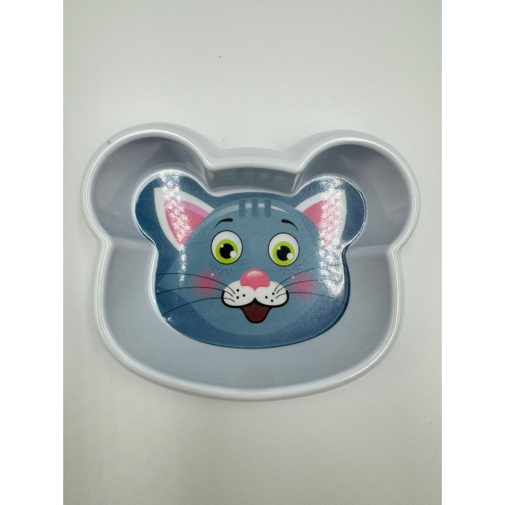 Comedouro/Bebedouro para Pet Cão ou Gato (P) - Estampa Animais | Capacidade: 250 ml