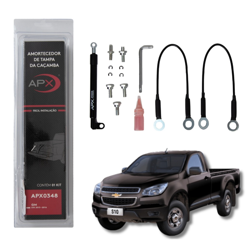 AMORTECEDOR DA CAÇAMBA TAMPA TRASEIRA GM S10 2013/ em Oferta na Shopee