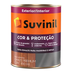 Esmalte Acetinado Premium Suvinil Cor e Proteção 900ml
